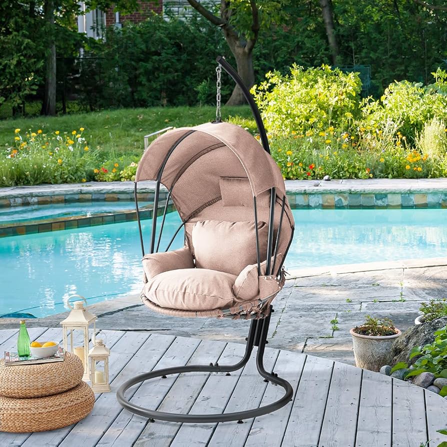 Is a hanging swing chair outdoor really comfy? Yes! Discover super soft options for your patio.