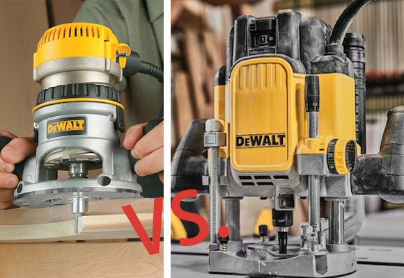 Plunge router vs fixed, how to choose? Here are the main things to think about for your workshop.