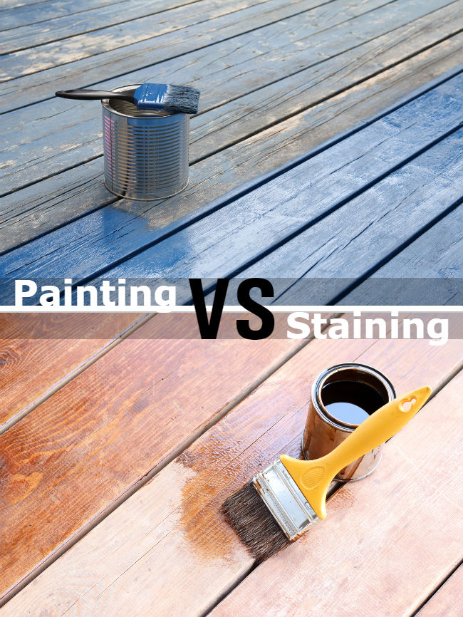 Paint vs stain deck how to choose the right one? Simple tips to know the big differences quickly.