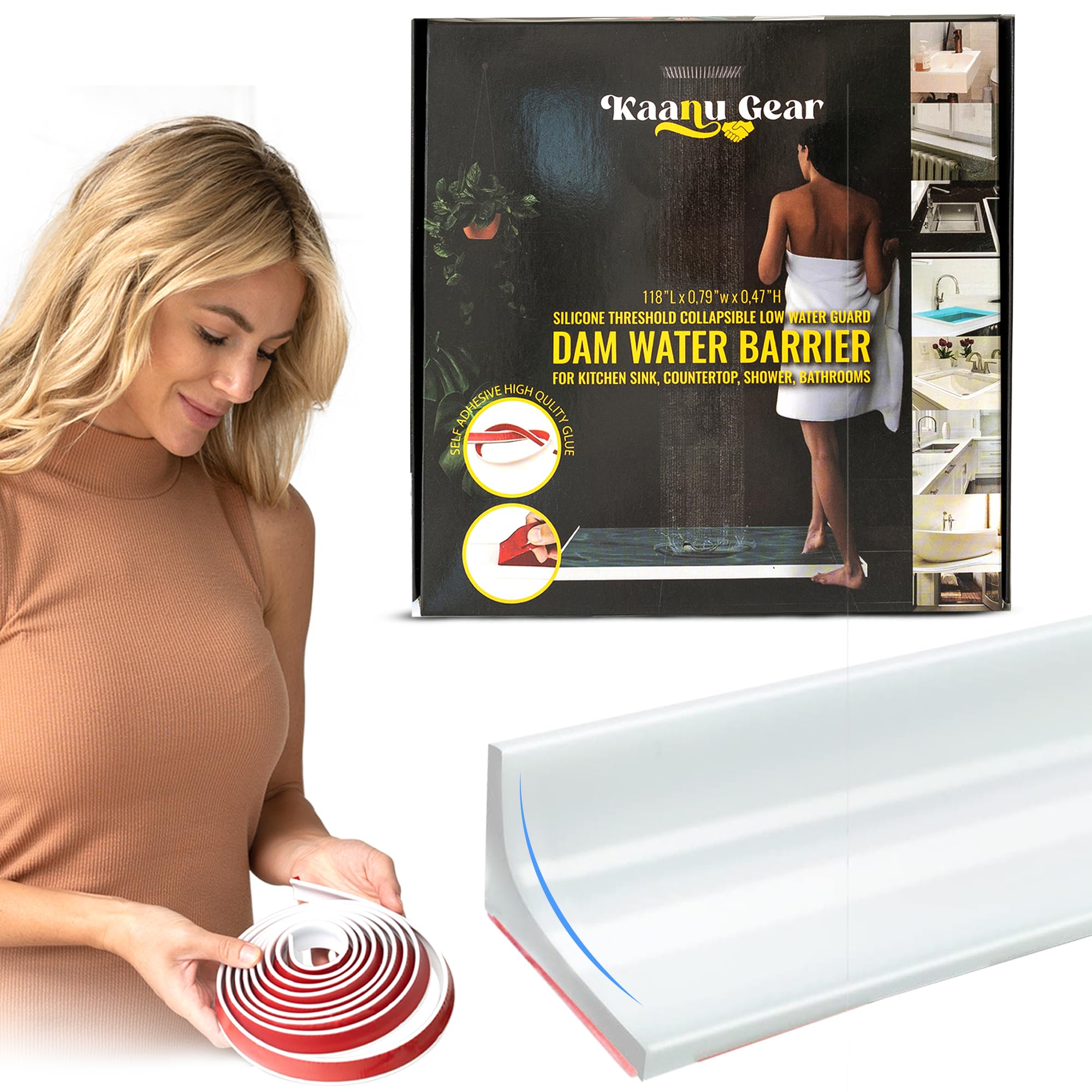 Waterproof trim effects how good? It stops water and keeps your home totally dry and clean.