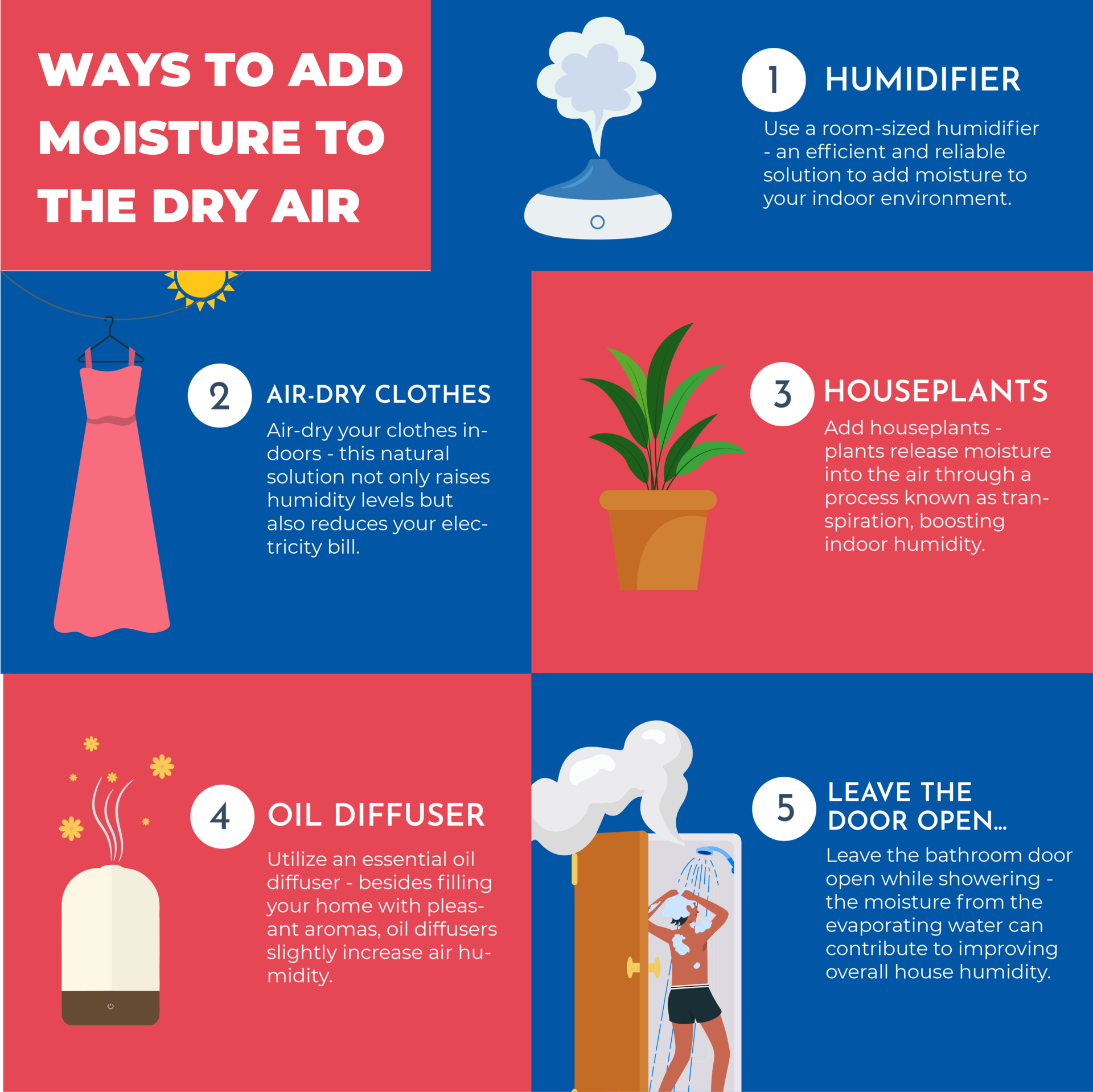 Is your house air too dry? Learn how to increase humidity in house with these easy methods.