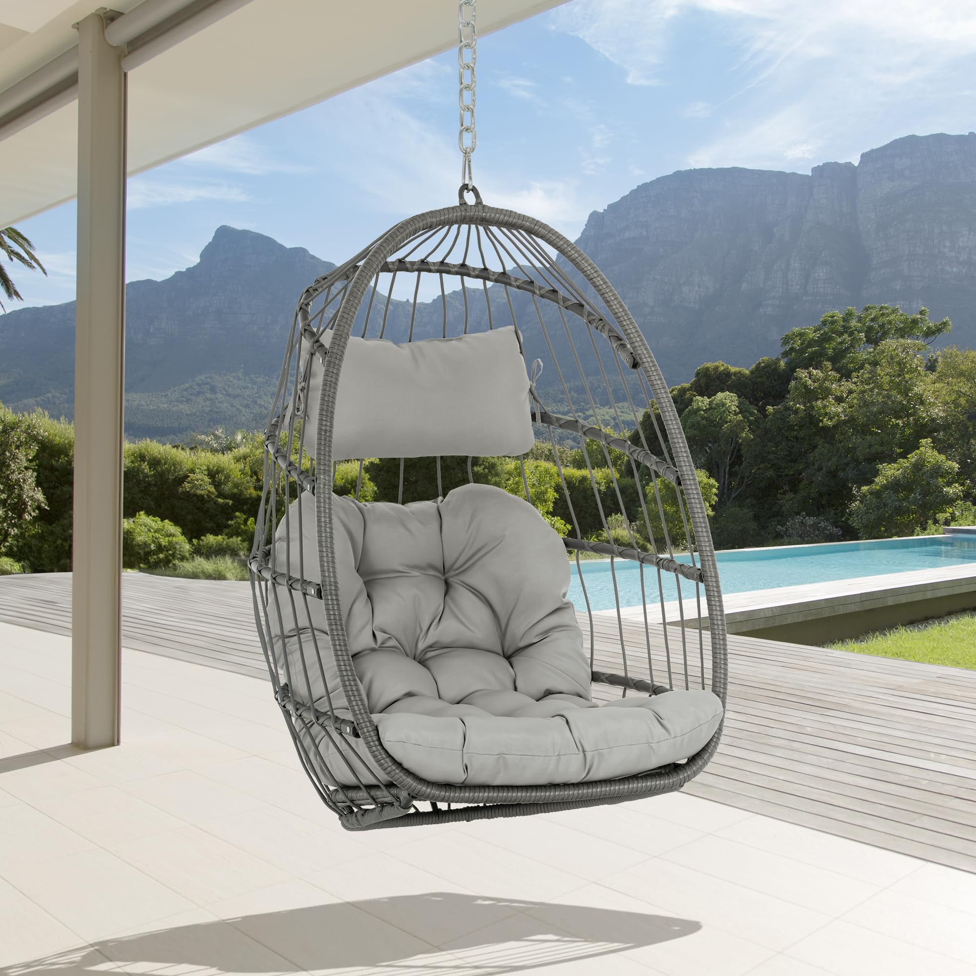 Is a hanging swing chair outdoor really comfy? Yes! Discover super soft options for your patio.