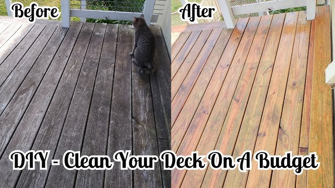 Want a simple wood deck wash recipe? Mix it yourself at home for fantastic cleaning results quickly!